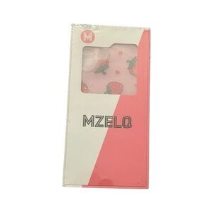 Mzelq Strawberry Hearts Pink iPhone 14 Pro Case‎ Cover Cute Kawaii New